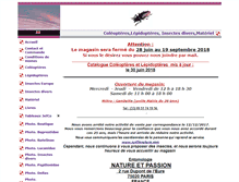 Tablet Screenshot of nature-et-passion.com
